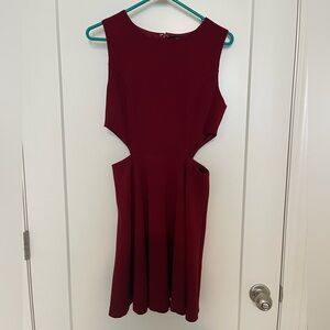 Lulu's Burgundy Dress